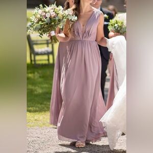 JJs House Mauve Lace Maxi Dress